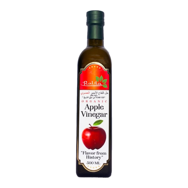 Buy Ralila Organic Apple Vinegar Red 500ml Online in UAE Sharaf DG