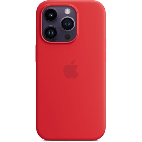 Apple iPhone 14 Pro Silicone Case (PRODUCT)RED with MagSafe Apple iPhone 14 Pro Silicone Case (PRODUCT)RED with MagSafe