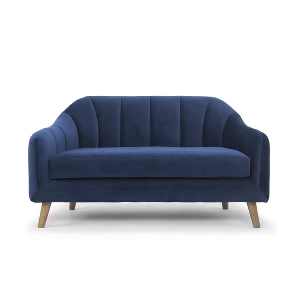 Asghar Furniture - Erinn Upholstered Loveseat - Blue