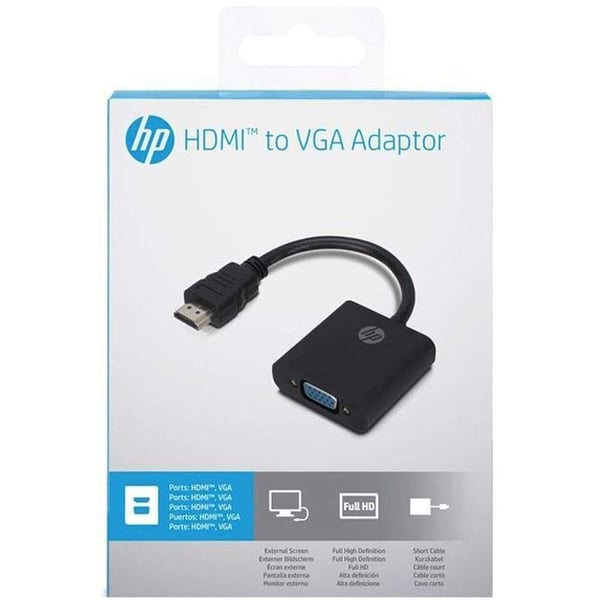HP HDMI To VGA Adaptor Black