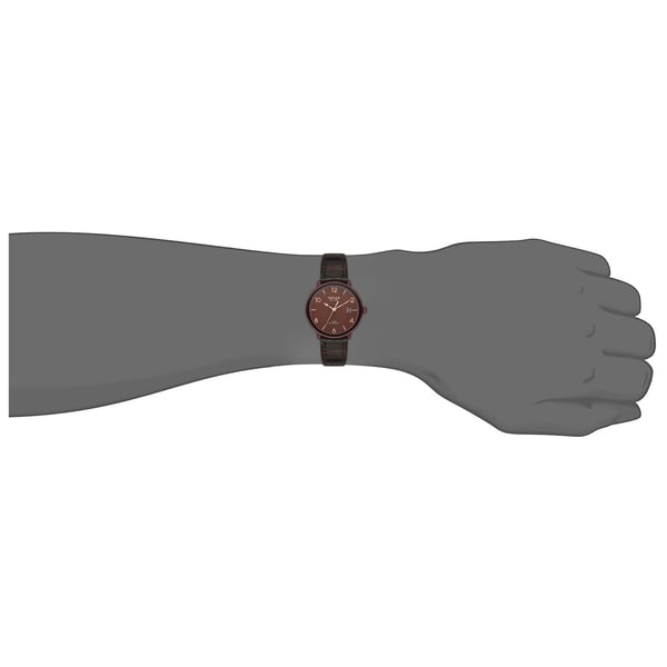 Omax Dome Series Brown Leather Analog Watch For Women DCD002F55I Omax Dome Series Brown Leather Analog Watch For Women DCD002F55I