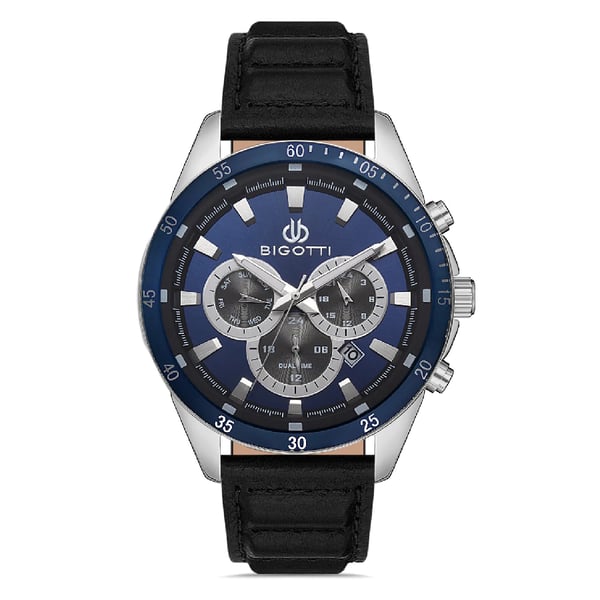 Bigotti Milano Mens Leather Strap Watch - Bg.1.10321-4 Bigotti Milano Mens Leather Strap Watch - Bg.1.10321-4