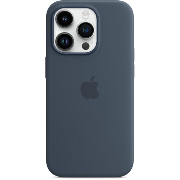 Apple iPhone 14 Pro Silicone Case Storm Blue with MagSafe Apple iPhone 14 Pro Silicone Case Storm Blue with MagSafe