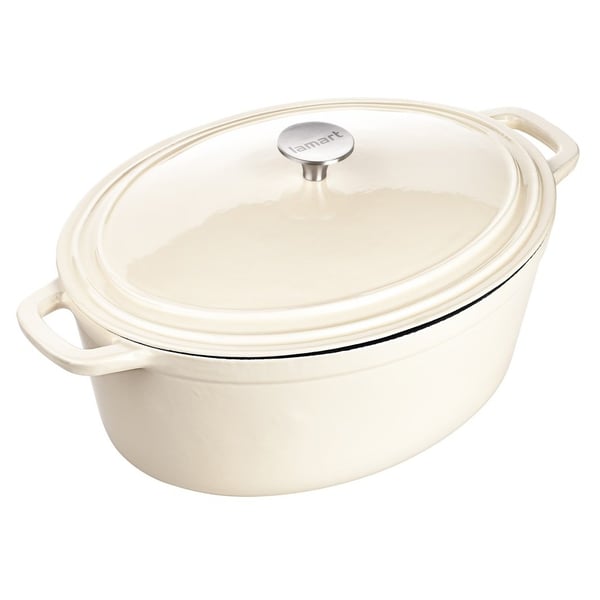 Lamart Casserole With Lid 33cm Cream LT1062