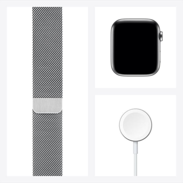 Apple Watch Series 6 GPS+Cellular 44mm Silver Stainless Steel with Silver Milanese Loop Apple Watch Series 6 GPS+Cellular 44mm Silver Stainless Steel with Silver Milanese Loop