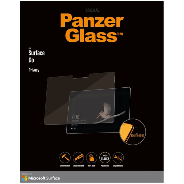 Panzerglass PNZP6255 Privacy Tempered Glass Screen Protector For Surface Go