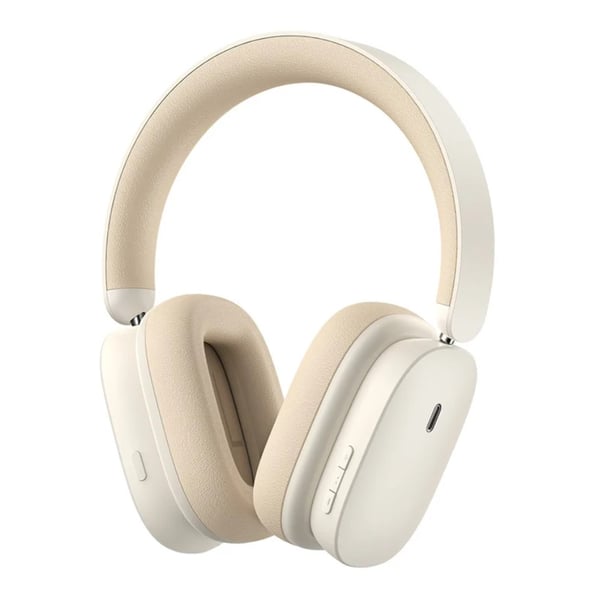 Baseus H1 Bowie Noise-Cancelling Wireless Headphone White NGTW230002