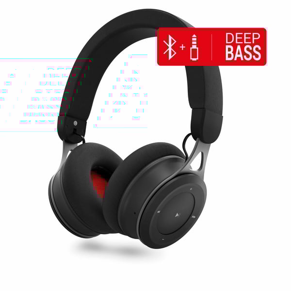 Energy Sistem Headphones BT Urban 3 (Deep Bass, Bluetooth, Metal finishes, Long-life battery) Black