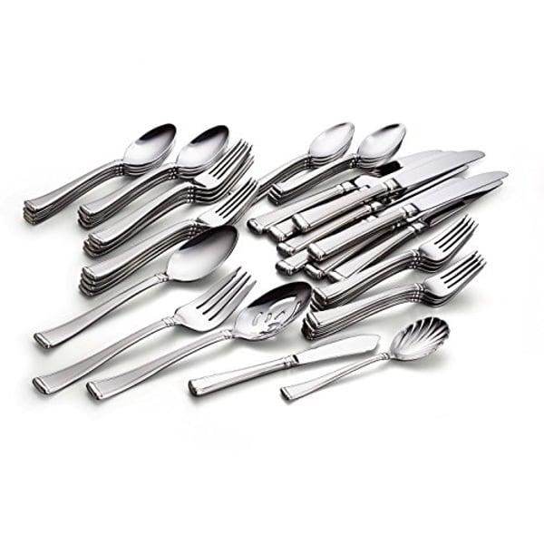 Lenox 45-Piece Gorham Column Frosted, Silver