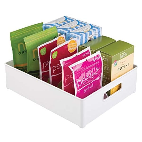 Buy Idesign plastic fridge and freezer divided storage organizer bin