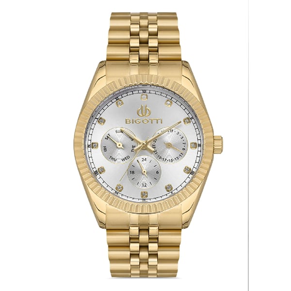Bigotti Roma Womens Stainless Steel Strap Watch - Bg.1.10290-5 Bigotti Roma Womens Stainless Steel Strap Watch - Bg.1.10290-5
