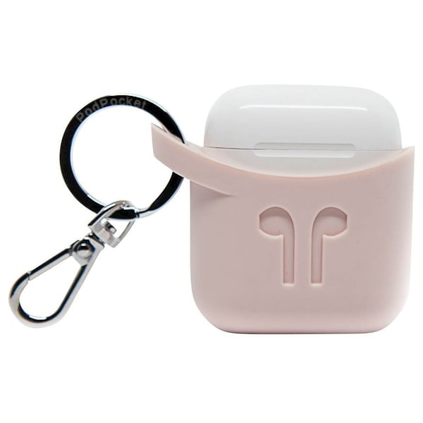 Podpocket Silicone Case For Apple Airpods -Ash Pink Podpocket Silicone Case For Apple Airpods -Ash Pink