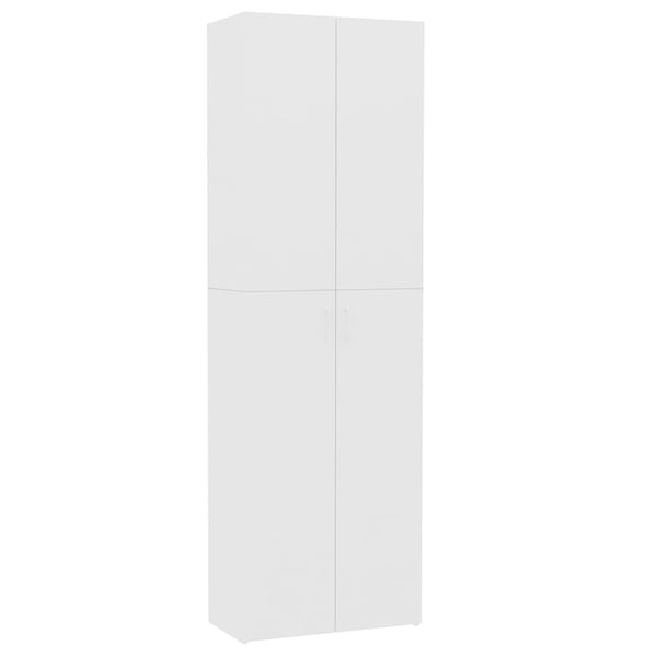 vidaXL Office Cabinet White 60x32x190 cm Engineered Wood