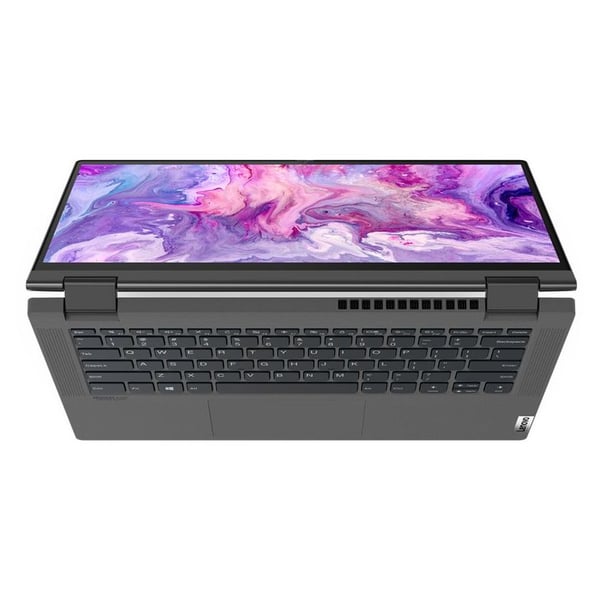 Lenovo IdeaPad Flex 5 14ARE05 Convertible Touch Laptop - Ryzen 5 2.3GHz 8GB 256GB Shared Win10 14inch FHD Graphite Grey English/Arabic Keyboard Lenovo IdeaPad Flex 5 14ARE05 Convertible Touch Laptop - Ryzen 5 2.3GHz 8GB 256GB Shared Win10 14inch FHD Graphite Grey English/Arabic Keyboard
