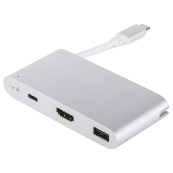 Moshi USB 3.0 Type-C Multiport Adapter Silver Moshi USB 3.0 Type-C Multiport Adapter Silver