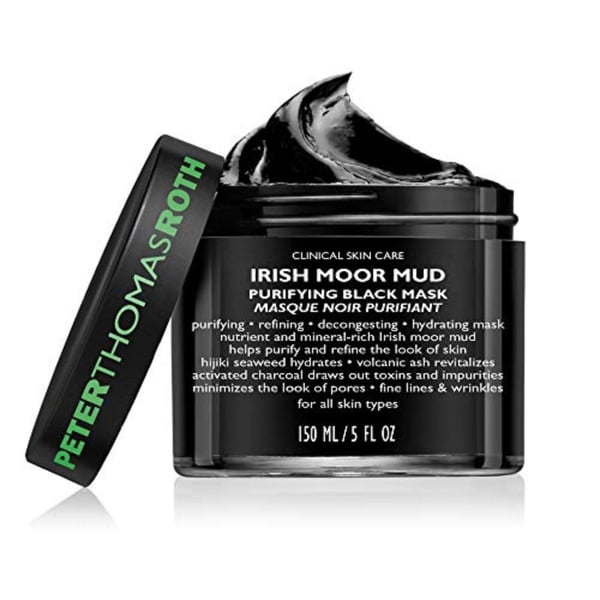 Peter Thomas Roth Irish Moor Mud Purifying Black Mask, Decongesting Facial Mask, Helps Reduce the Look of Pores, Fine Lines and Wrinkles