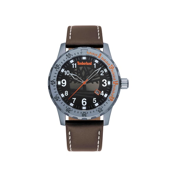 Timberland Clarksburg Dark Brown Leather Analog Men Watch Timberland Clarksburg Dark Brown Leather Analog Men Watch