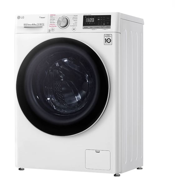 LG Front Load Washer 8.5 kg F2V5GYP0W, AI DD™, Steam+™, Bigger Capacity LG Front Load Washer 8.5 kg F2V5GYP0W, AI DD™, Steam+™, Bigger Capacity