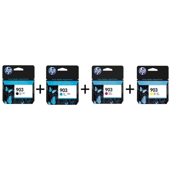 HP 903 T6L99AE Ink Cartridge Black + Cyan + Magenta + Yellow Cartridge HP 903 T6L99AE Ink Cartridge Black + Cyan + Magenta + Yellow Cartridge