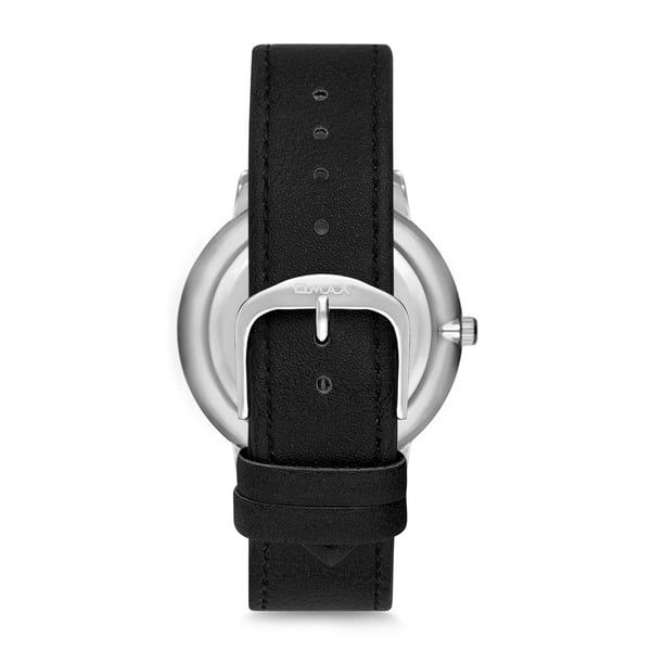 Omax Classic Series Black Leather Analog Watch For Men HX02P62A Omax Classic Series Black Leather Analog Watch For Men HX02P62A