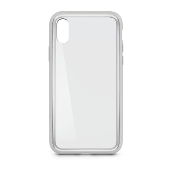 Belkin Sheerforce Elite Protective Back Case Silver For Apple iPhone X Belkin Sheerforce Elite Protective Back Case Silver For Apple iPhone X