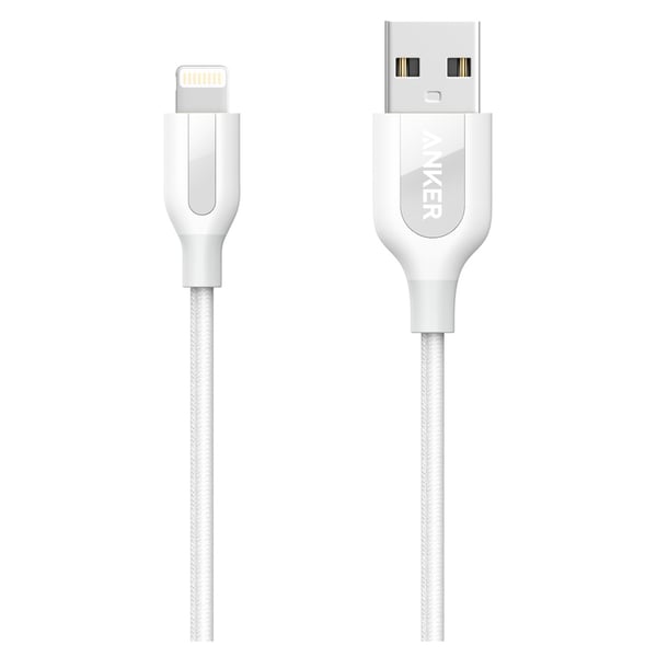Anker Powerline+ Lightning Cable 0.9m White A8121H21