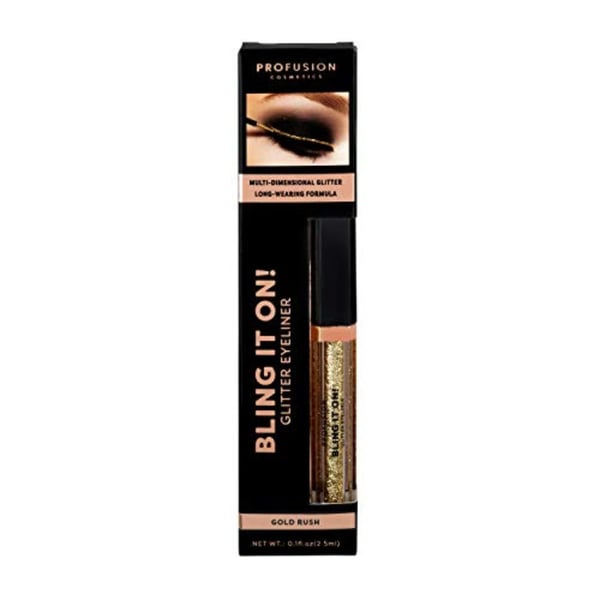Profusion Cosmetics Bling It On Glitter Eyeliner - Gold Rush Profusion Cosmetics Bling It On Glitter Eyeliner - Gold Rush