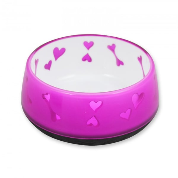 afp Dog Love Bowl Pink Large All For Paws Pet Dish