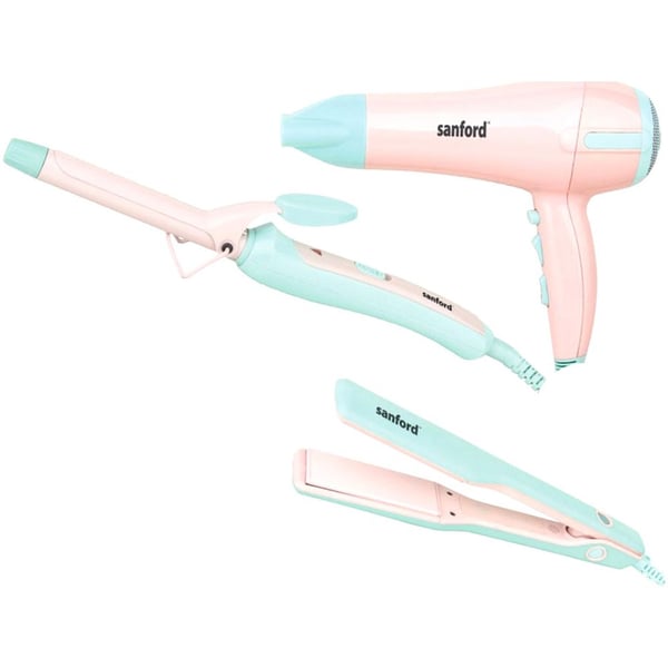 Sanford Hair Dryer + Curler + Straightener SF9681PCC BS Sanford Hair Dryer + Curler + Straightener SF9681PCC BS
