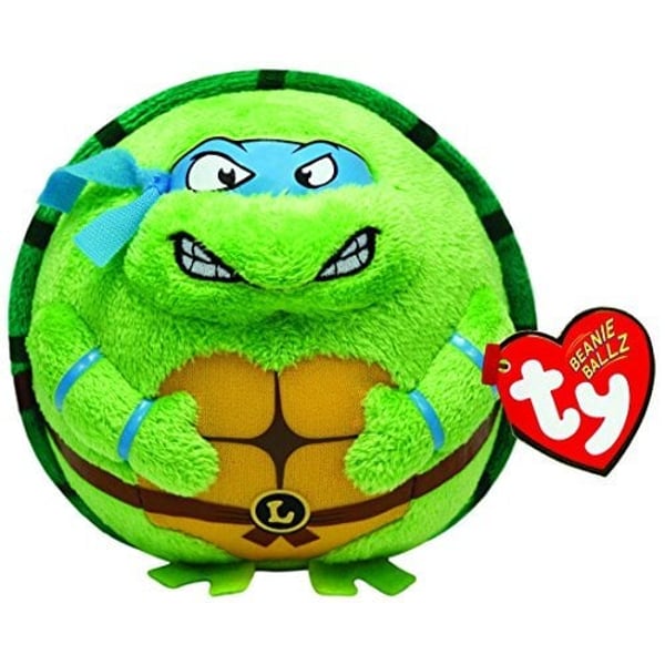 Buy Nickelodeon Ty Beanie Ballz Leonardo Blue Mask Online in UAE