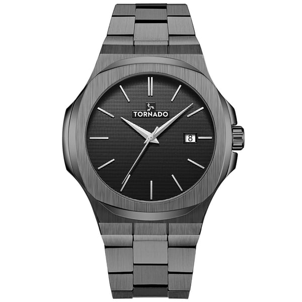 TORNADO Men's Multi-Function Grey Dial Watch - T21001-XBXX
