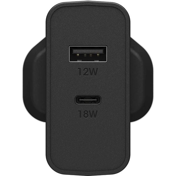 Otterbox Dual Port Wall Charger Black
