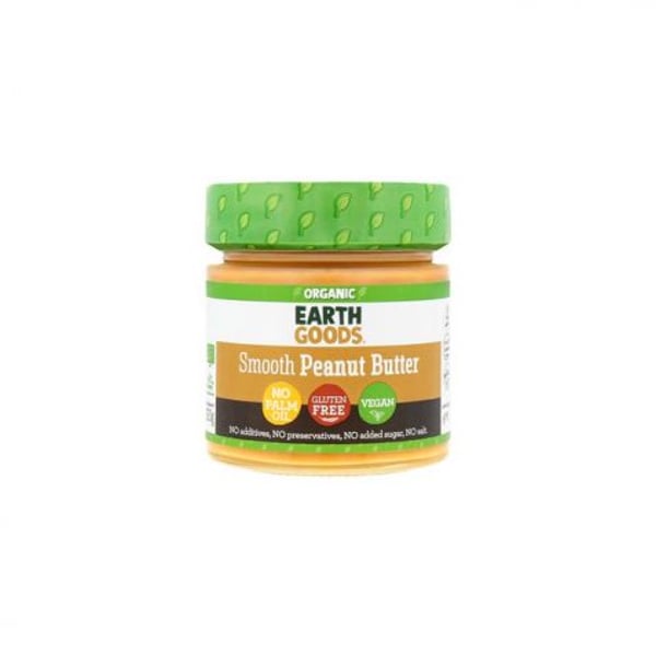 Earth Goods Organic Smooth Peanut Butter  Glu-free 220g