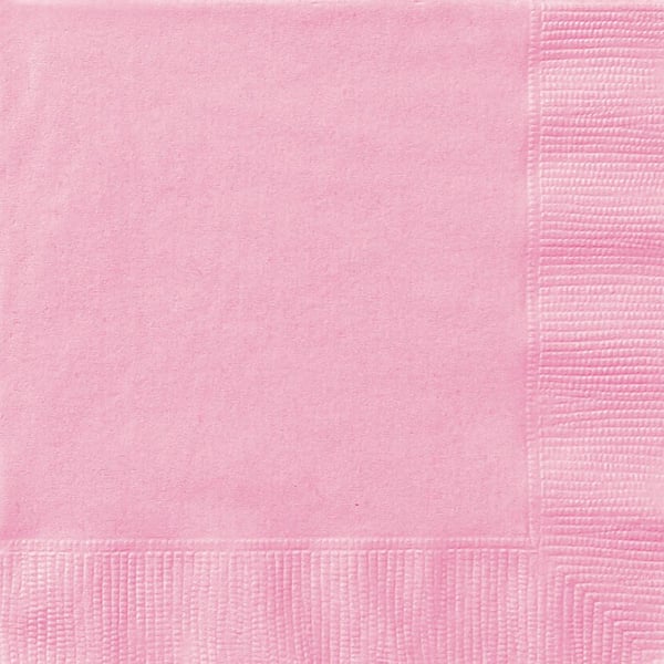 Unique- Lovely Pink 20 Luncheon Napkins Unique- Lovely Pink 20 Luncheon Napkins