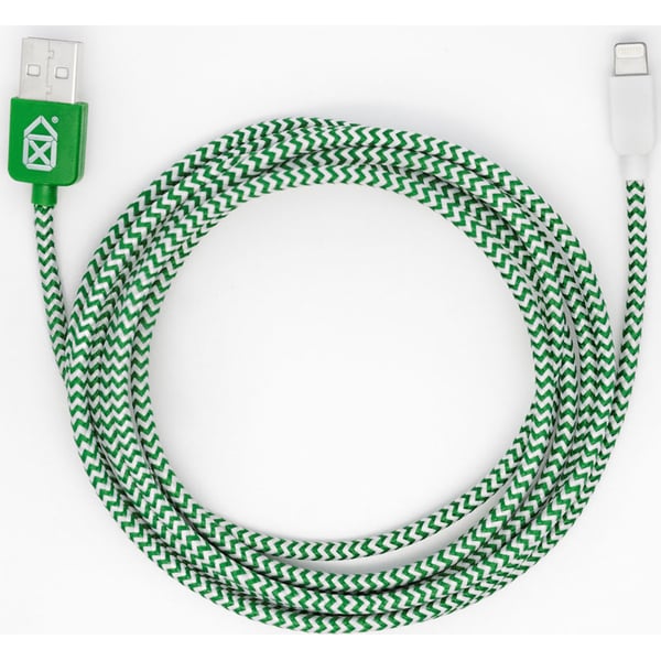 Case Scenario CSCABLWC01RUH Fabric Lightning Cable KSA Flag 2M Case Scenario CSCABLWC01RUH Fabric Lightning Cable KSA Flag 2M