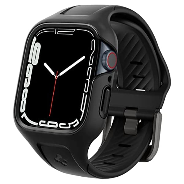 Spigen Liquid Air Pro designed for Apple Watch Series 7 (45mm) Case with Band - Black Spigen Liquid Air Pro designed for Apple Watch Series 7 (45mm) Case with Band - Black