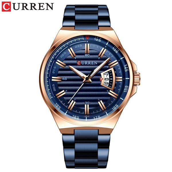 Curren CRN8375-BLU/RG-Men's Practical & Adventurous Watch Curren CRN8375-BLU/RG-Men's Practical & Adventurous Watch