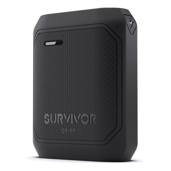 Griffin Survivor Power Bank 10050mAh Black/White