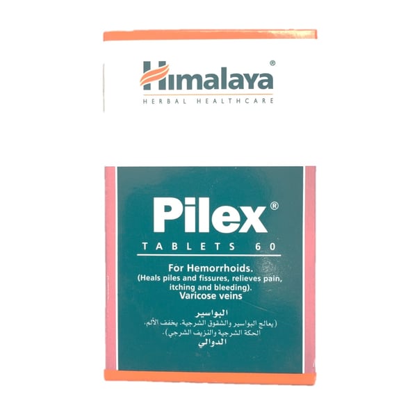 Himalaya Pilex Tablets Relieve Pain and Cures Hemorrhoids/ Piles 60 tabs