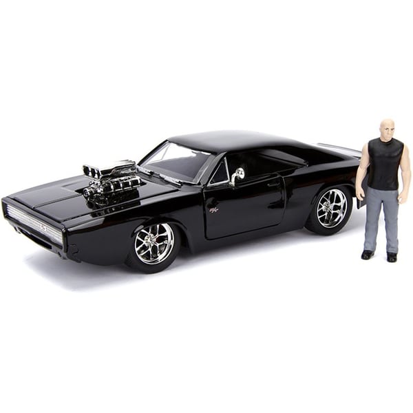 Buy Jada Fast & Furious 1970 Dodge Charger Street, 1:24 with Figurine ...