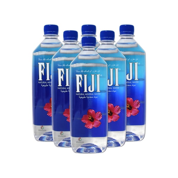 Buy FIJI 6pack Bottled Natural Mineral Water 1 liter Online in UAE