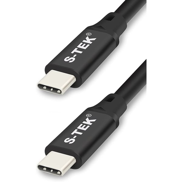 S-TEK [3M/9Ft]USB C to USB C Cable 100W (20 Gbps), USB GEN 3.2 Cable 2 x 2 supports PD Fast Charge and Ultra HD Video Output at 4K 60 Hz, USB C Cable for MacBook, Laptops iPad, Samsung and more.