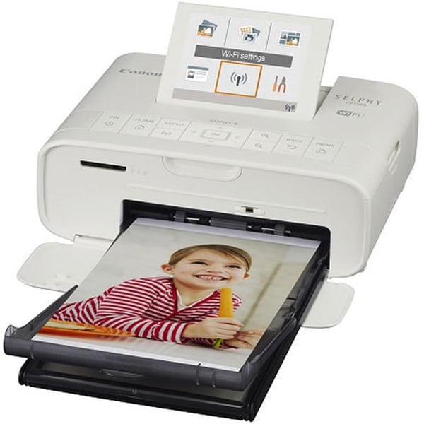 Buy Canon Selphy CP1300 Wirless Printer White + Canon RP-108 Photo ...