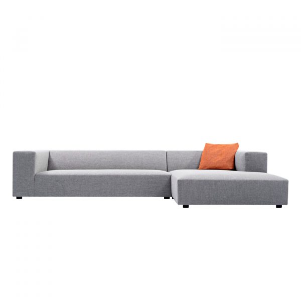 Asghar Furniture - Tommy L-shaped Modular Sofa - Grey
