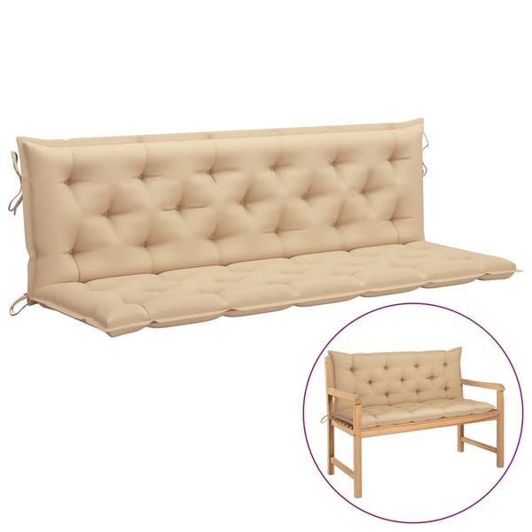Vidaxl Cushion For Swing Chair Beige 180 Cm Fabric