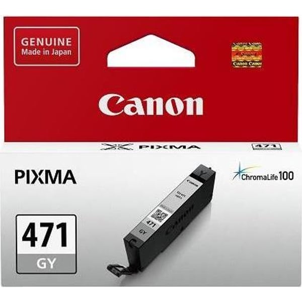 Canon CLI471 0404C001AA Inkjet Cartridge Grey Canon CLI471 0404C001AA Inkjet Cartridge Grey