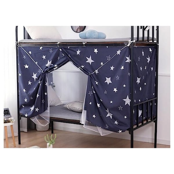 Bunk Bed Lower Deck Curtain 1pc Star Design