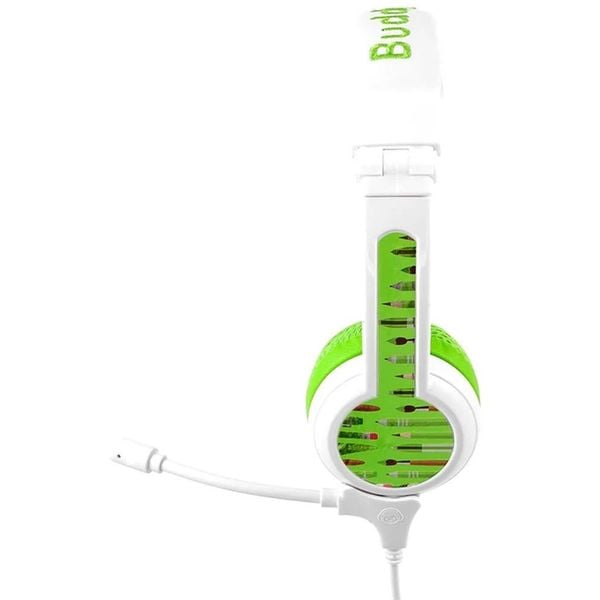 Buddyphones BPSCHOOLGREEN School+ On Ear Headset Green
