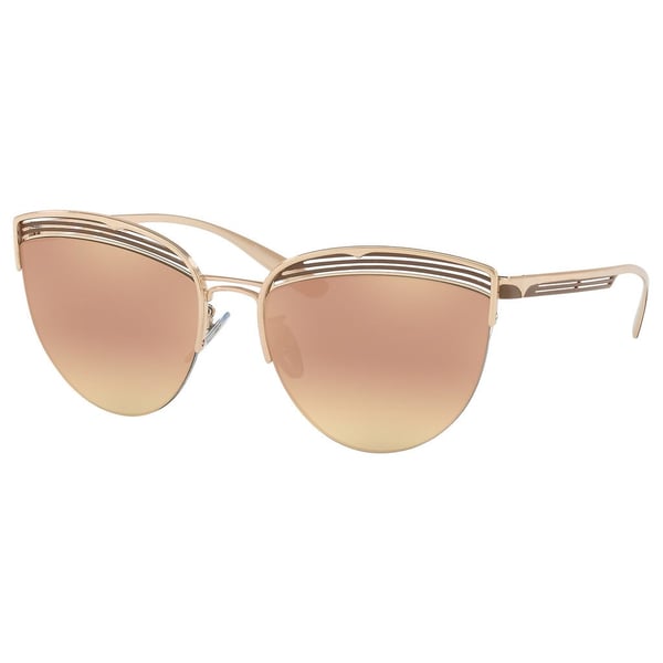 Bvlgari Gold Metal Women BV6118-20374Z-58 Sunglasses Bvlgari Gold Metal Women BV6118-20374Z-58 Sunglasses