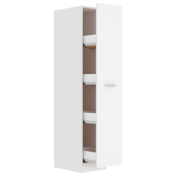 Vidaxl Apothecary Cabinet White 30x42.5x150 Cm Engineered Wood